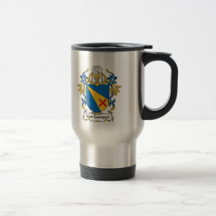Van Campen Family Crest Travel Mug