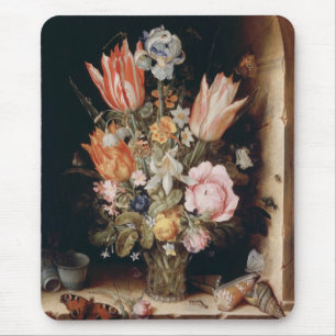 Van den Berghe’s Flowers mousepad