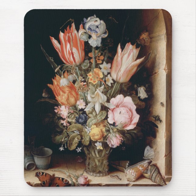 Van den Berghe’s Flowers mousepad (Front)