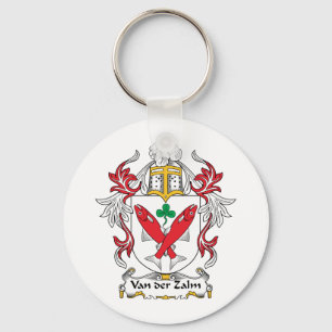 Van der Zalm Family Crest Key Ring