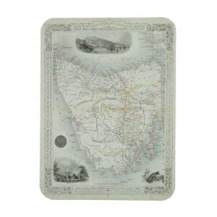 Van Diemen's Island or Tasmania, from a Series of Magnet
