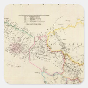 Van Diemens Land 2 Square Sticker