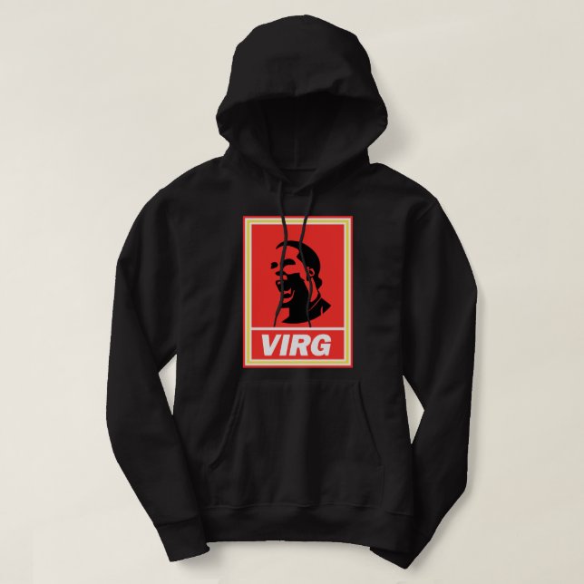 Van Dijk  Liverpool FC  Virgil Van Dijk Classic T- Hoodie (Design Front)