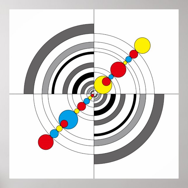 van drian bubble art poster (Front)