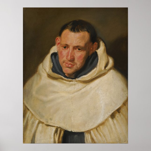 Van Dyck - Carmelite Monk Head And Shoulders Poster (Front)