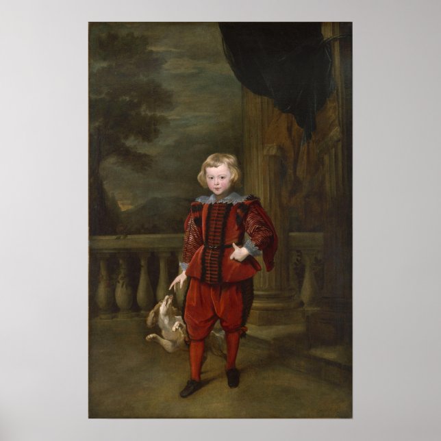 Van Dyck - Genoese Boy On A Terrace Poster (Front)