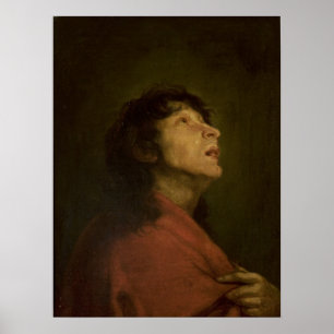 Van Dyck - Head Of Saint John The Evangelist Poster