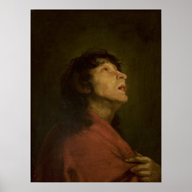 Van Dyck - Head Of Saint John The Evangelist Poster (Front)