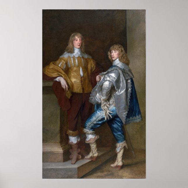 Van Dyck - John Stuart And Brother Bernard Stuart Poster (Front)