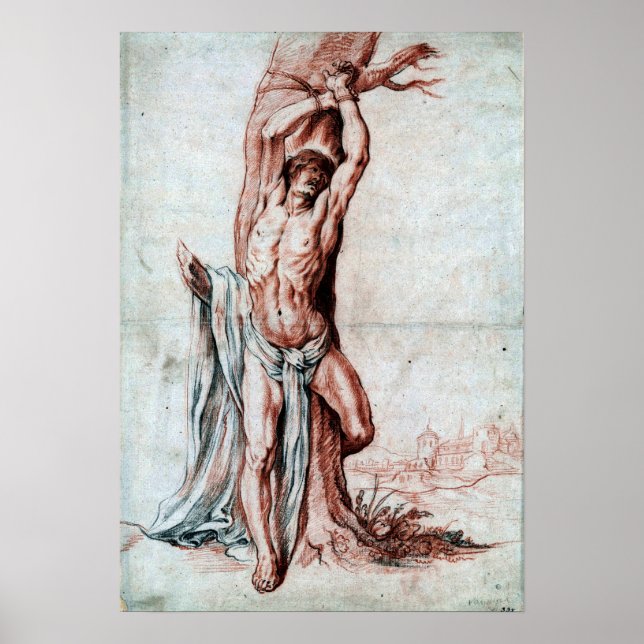 Van Dyck - Martyr Tied To A Tree Poster (Front)