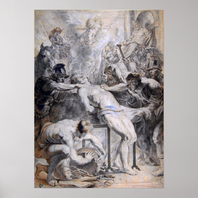 Van Dyck - Martyrdom Of Saint Lawrence Poster (Front)