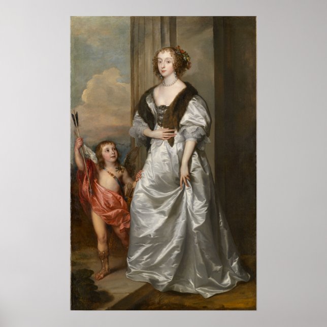 Van Dyck - Mary Villiers As Venus Poster (Front)