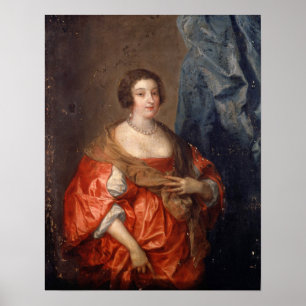 Van Dyck - Portrait Of A Lady Poster