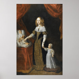 Van Dyck - Portrait Of Louise De La Valliere Poster