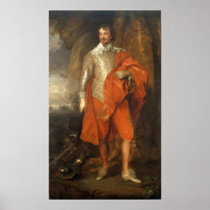 Van Dyck - Robert Rich Second Earl Of Warwick Poster