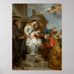 Van Dyck - Rosalia Peter and Paul Poster