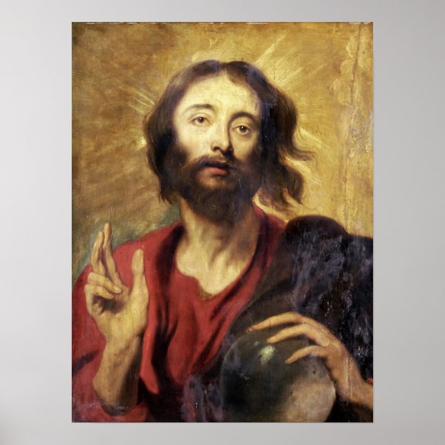 Van Dyck - Salvator Mundi Poster (Front)