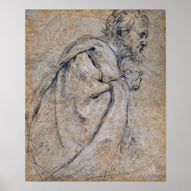 Van Dyck - Study Of An Apostle Poster (Front)