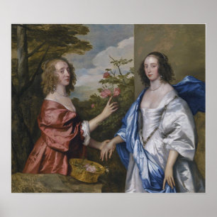 Van Dyck - The Cheeke Sisters Poster