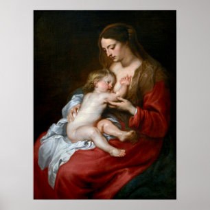 Van Dyck - Virgin And Child Poster
