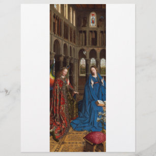 Van Eyck’s Annunciation Premium Cathedral Light Flyer