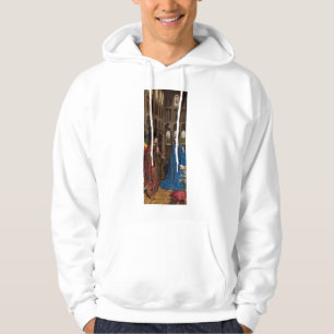 Van Eyck’s Annunciation Premium Cathedral Light Hoodie