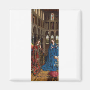 Van Eyck’s Annunciation Premium Cathedral Light Magnet