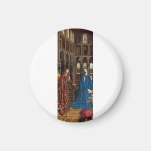 Van Eyck’s Annunciation Premium Cathedral Light Magnet