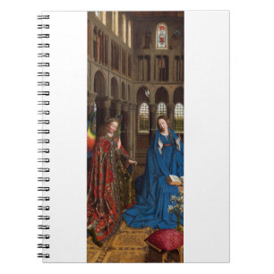 Van Eyck’s Annunciation Premium Cathedral Light Notebook