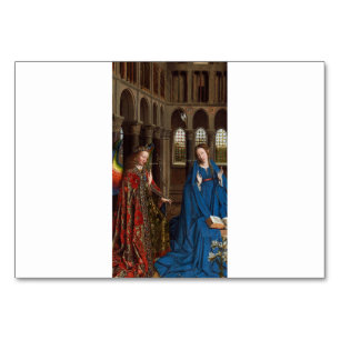 Van Eyck’s Annunciation Premium Cathedral Light Table Number