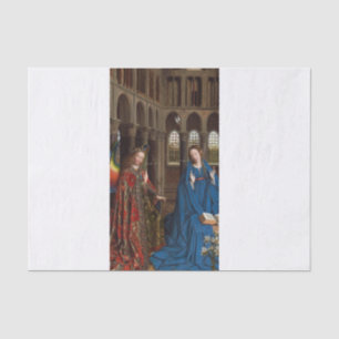 Van Eyck’s Annunciation Premium Cathedral Light Tissue Paper