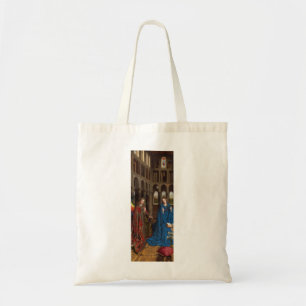 Van Eyck’s Annunciation Premium Cathedral Light Tote Bag