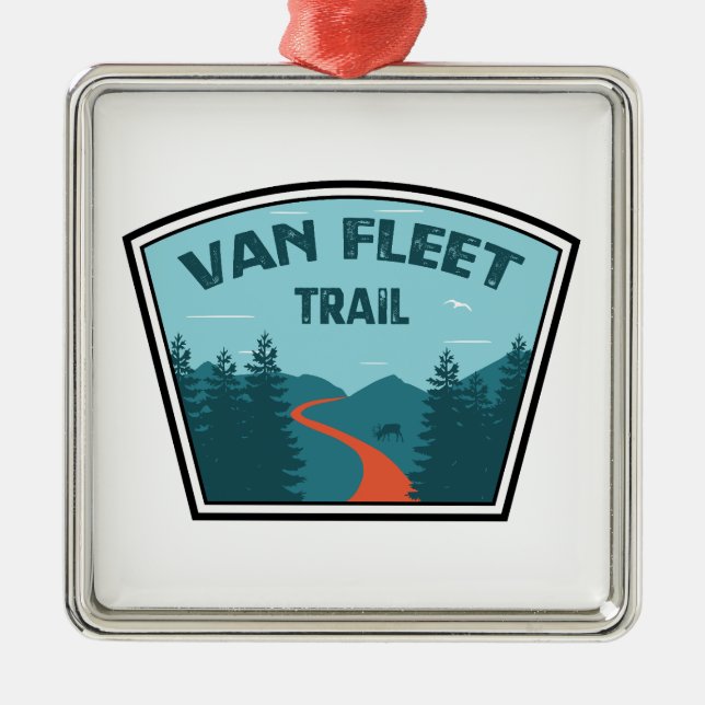 Van Fleet Trail Florida Metal Tree Decoration (Front)