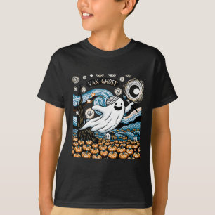 Van Ghost Art Teacher Halloween 2 T-Shirt