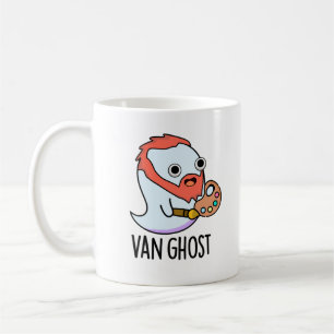 Van Ghost Funny Artist Ghost Pun  Coffee Mug