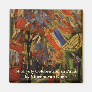 Van Gogh; 14th of July Celebration in Paris Magnet