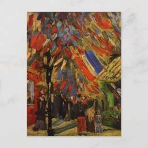Van Gogh; 14th of July Celebration in Paris Postcard