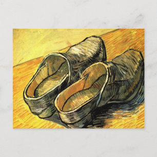 Van Gogh; A Pair of Leather Clogs Postcard
