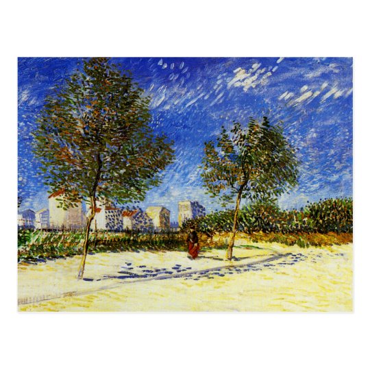 Van Gogh - A Suburb of Paris Postcard