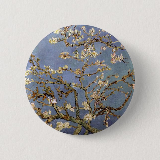 Van Gogh Almond Blossom 6 Cm Round Badge (Front)