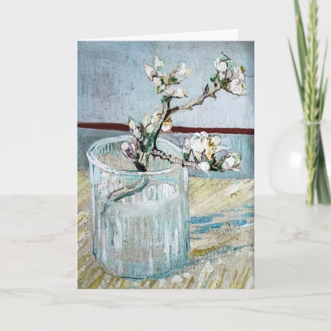 Van Gogh Almond Blossom Birthday Card (Front)