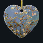 Van Gogh Almond Blossom Ceramic Tree Decoration<br><div class="desc">Vincent Van Gogh Nature Painting Series - Almond Blossom in Blue Tones</div>