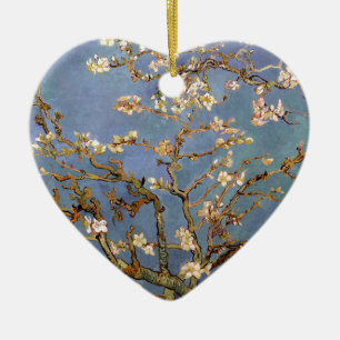 Van Gogh Almond Blossom Ceramic Tree Decoration