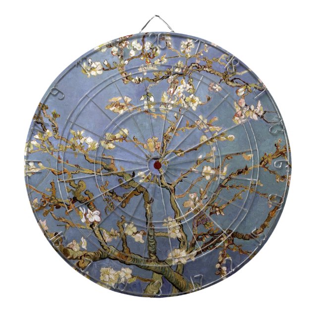 Van Gogh Almond Blossom Dartboard (Front)