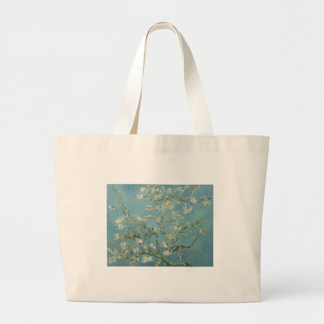 Van Gogh Almond Blossom Large Tote Bag (Front)