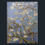 Van Gogh Almond Blossom Notebook<br><div class="desc">Vincent Van Gogh Nature Painting Series - Almond Blossom in Blue Tones</div>