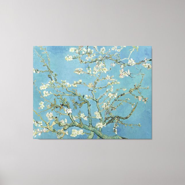 Van Gogh Almond Blossom Painting Canvas Print (Front)