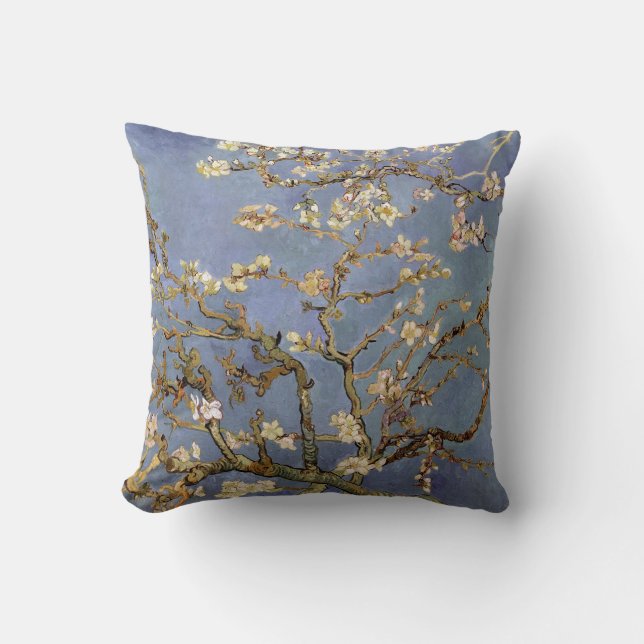 Van Gogh Almond Blossom Painting Cushion (Front)