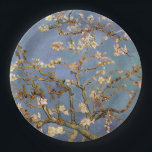 Van Gogh Almond Blossom Paper Plate<br><div class="desc">Vincent Van Gogh Nature Painting Series - Almond Blossom in Blue Tones</div>