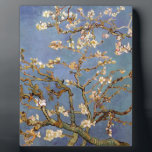 Van Gogh Almond Blossom Plaque<br><div class="desc">Vincent Van Gogh Nature Painting Series - Almond Blossom in Blue Tones</div>